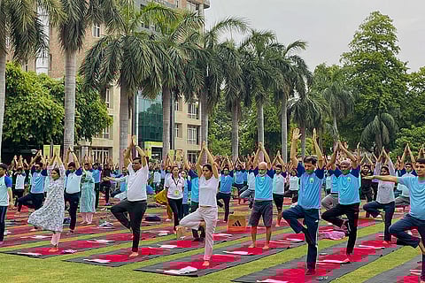 10th International Day of Yoga in Delhi